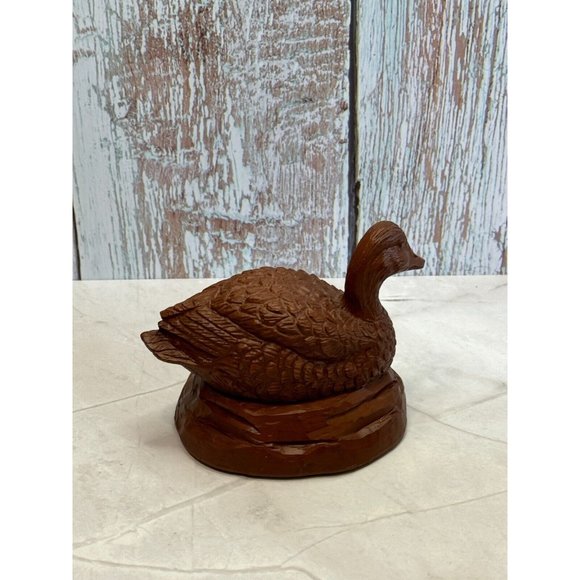 Vintage Red Mill Alcoa 25 Years Davenport Works Pottery Duck Figure '88 - Picture 5 of 7